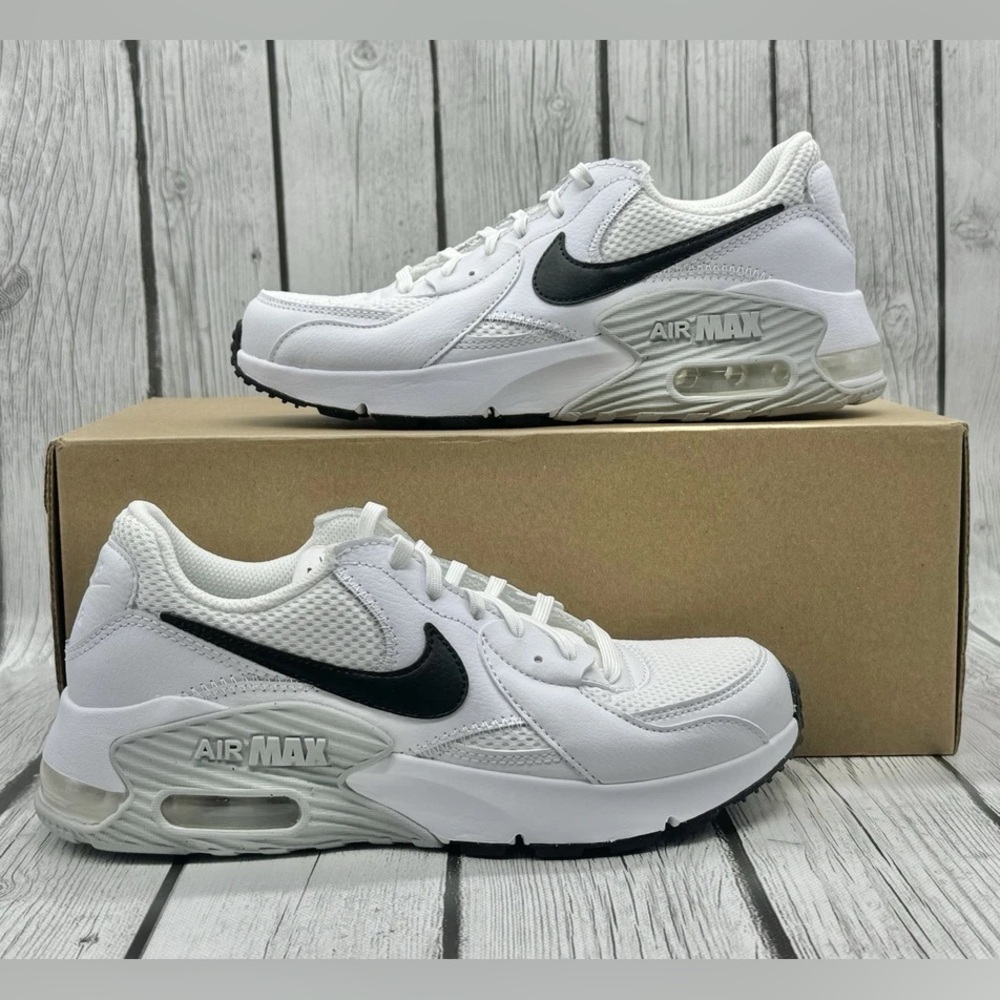 Women's Nike Air Max Excee Running Shoes - White Pure Platinum Black